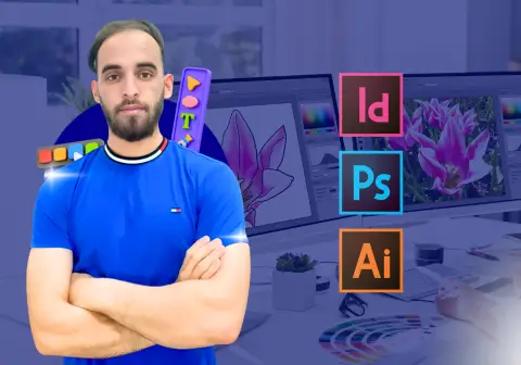 مصمم جزائري يشرح أساسيات التصميم الغرافيكي باستخدام الفوتوشوب والإليستريتور.